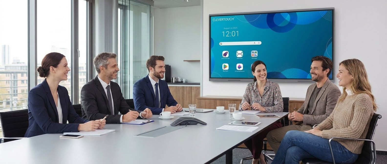 Interaktive Displays für Konferenzräume