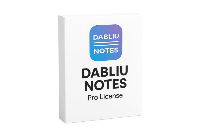 Wacebo Dabliu Notes